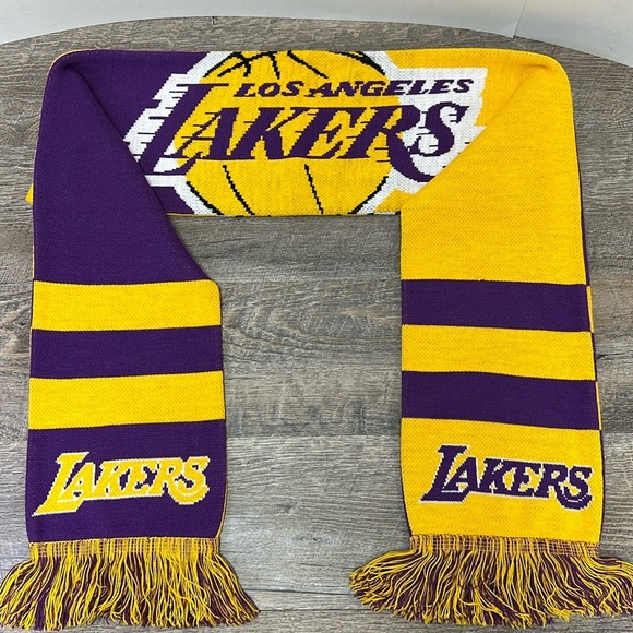 Los Angeles Lakers Color Block Double Sided Scarf - Picture 1 of 6